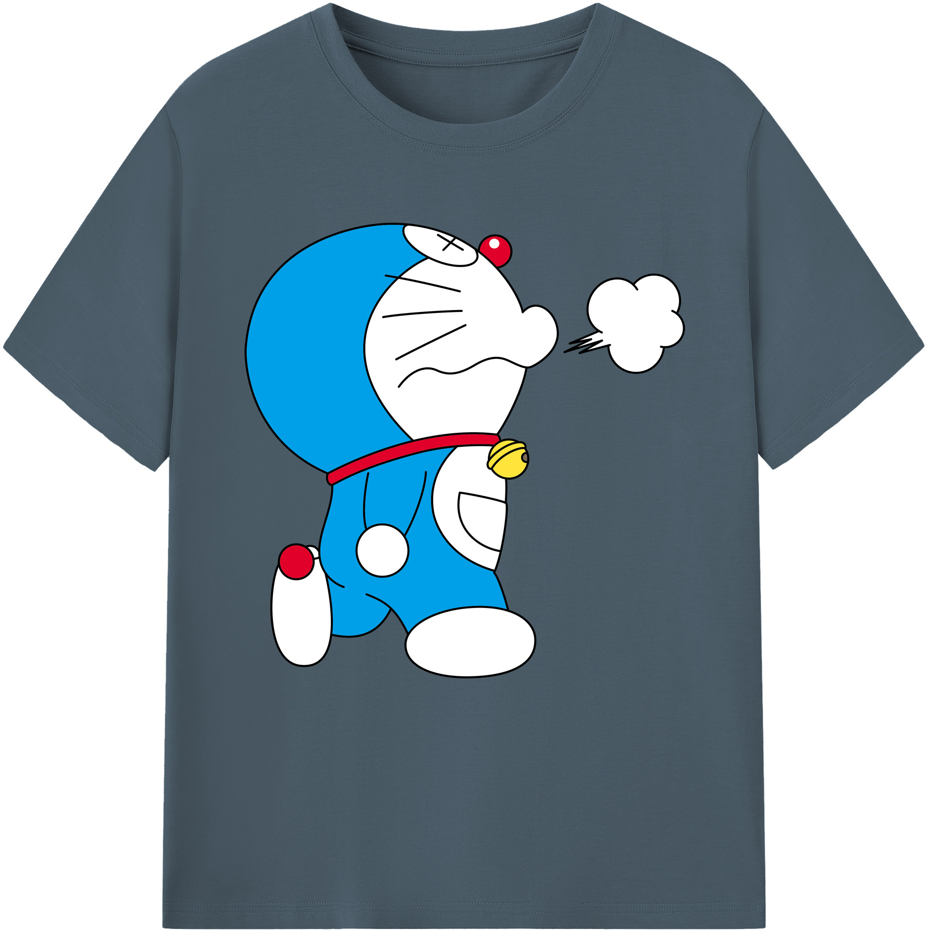 （画像用） ドラえもん Doraemon 綿100％半袖Tシャツ（フロントプリント）